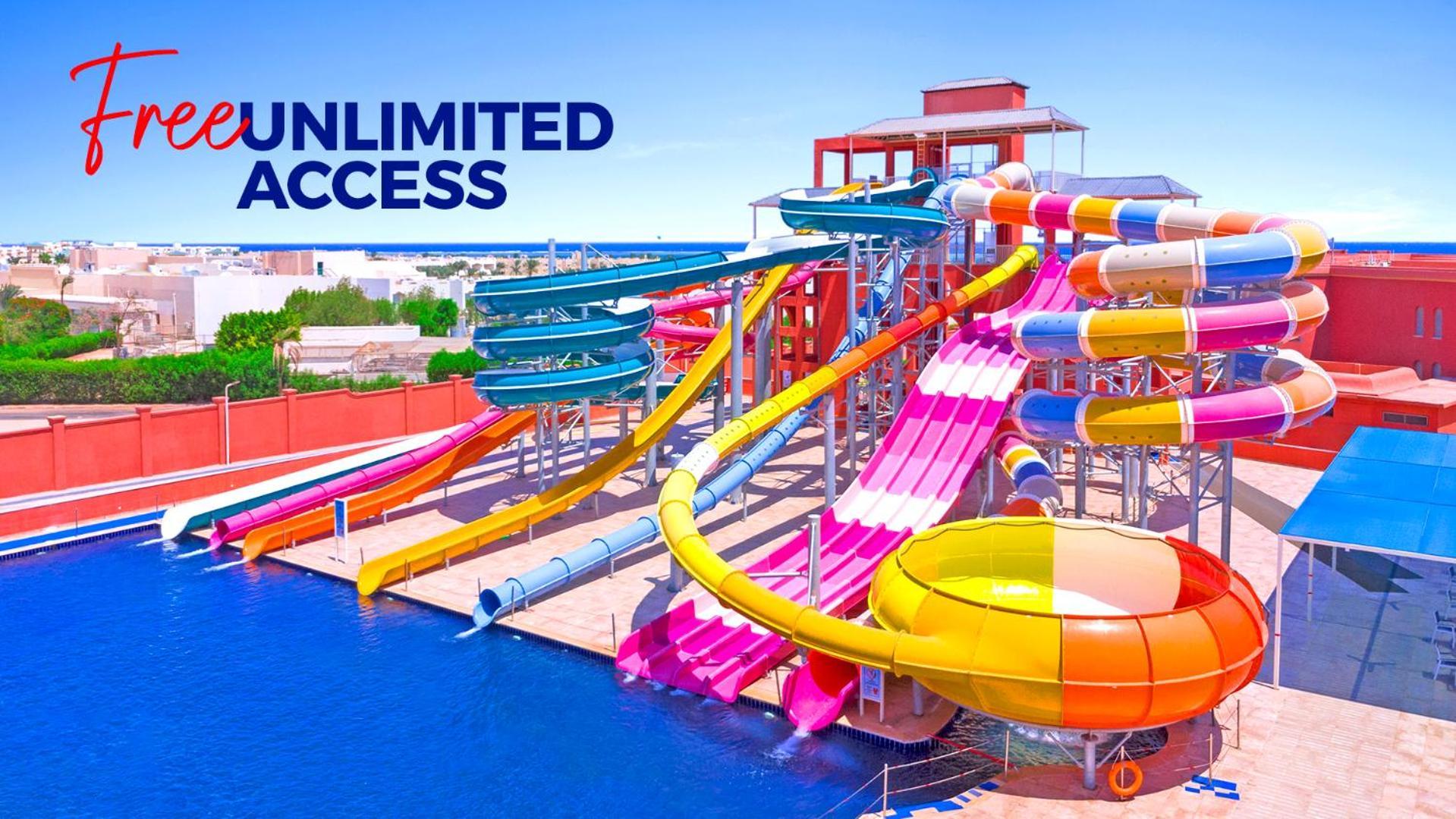 Pickalbatros Laguna Club Resort Sharm El Sheikh Exterior foto Splash the Sun Water Park
